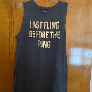 “Last Fling Before the Ring” Tank Top